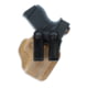 Galco Royal Guard 2.0 Leather IWB Holster, Glock 43/ 43X MOS/ 43X w/wo Red Dot, Right Hand, Rough Out Horsehide, Black, RG800RB
