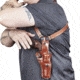 Galco Vertical Shoulder Holster Component - Ambidextrous - Tan V202