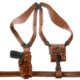 Galco VHS - Vertical Holster System - 3.0, AMT Hardballer, Colt 5in 1911, Kimber 5in 1911, Ambidextrous, Plain Finish, Tan VHS3-212