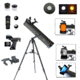 Galileo 800mm x 95mm Reflector Telescope w/ Smartphone Adapter, Black, G-80095SPASF