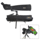 Galileo G-90SP 30-90x90mm Zoom Spottig Scope w/Smartphone Adapter and Shoulder Case, Black, NSN N, G-90SP