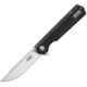 Ganzo Knives Firebird Linerlock Black Folding Knife, 3" satin finish D2 tool steel blade, Black G10 handle, FH11S-BK