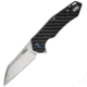 Ganzo Knives Firebird Linerlock CF Folding Knife, 3.38 satin finish D2 tool steel blade, Carbon fiber handle, FH31-CF