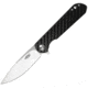 Ganzo Knives Firebird Linerlock CF Folding Knife, 3.5 satin finish D2 tool steel spear point blade, Carbon fiber handle, FH41-CF
