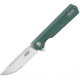 Ganzo Knives Firebird Linerlock Green Folding Knife, 3 satin finish D2 tool steel blade, Green G10 handle, FH11S-GB