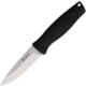 Ganzo Knives G806 Fixed Blade Knife, 3.85in, 8Cr14 Stainless Steel, Drop Point, TPR+PP Black Handle, G806-BK