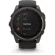 Garmin fenix 8 Sapphire Solar Edition 51mm GPS Watch, Carbon Gray DLC Titanium with Black/Pebble Gray Silicone, 010-02907-10