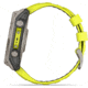 Garmin fenix 8 Sapphire Solar Edition 51mm GPS Watch, Titanium with Amp Yellow/Graphite Silicone, 010-02907-20