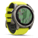Garmin fenix 8 Sapphire Solar Edition 51mm GPS Watch, Titanium with Amp Yellow/Graphite Silicone, 010-02907-20