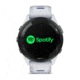 Garmin Forerunner 265 Watch, Black Bezel w/ Whitestone Case and Whitestone/Tidal Blue Silicone Band, 010-02810-01