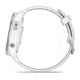 Garmin Forerunner 965, Titanium Bezel w/ Whitestone Case and Whitestone/Powder Gray Silicone Band, 010-02809-01