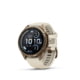 Garmin Fenix 9 Pro Watch, 43mm Case Diameter, Autumn Gold Titanium Bezel, Cream/French Gray Silicone Band, 010-04335-20