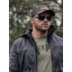Gatorz Delta Sunglasses, Cerakote OD Green Frame, Smoke Polarized Lens, Matte Black Plug, GDELCOG01P