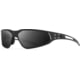 Gatorz Revenant Sunglasses, Black w/Black Logo Frame, MilSpec Ballistic Smoke w/ Anti-Fog Lens, Black, Medium, 841235128257