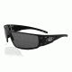 Gatorz Throwback Magnum Sunglasses,Black Frame w/Throwback Logo,Polarized Smoked Lens, TBG-MAGBLK01P