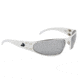 Gatorz Wrapol02pSp Wraptor Polished Chrome Frame Chrome Polarized Lens Sunglasses