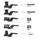 Gbrs Group Gear GBRS Group Hydra V2 Mount Kit, GEAR-HYDRA2-XPS-FDE