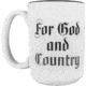 Geissele For God And Country Mug, 15oz, 08-190