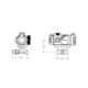 Geissele Super Precision T1 Series Scope Mount, 1.93in Height, Black, 05-543B