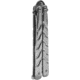 Gen Pro Butterfly Fork with Bottle Opener, Silver GPBFFK