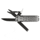 Gerber Lockdown Pry Multi-tool, 2.5in, Matte Black Drop Point Blade, Silver Aluminum Handle, 30-001593
