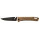 Gerber Zilch Folding Knife, Black Plain Blade, Coyote Brown Handle, 31-004068