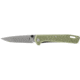 Gerber Zilch Green Folding Knife, 4in Closed, 3in Stonewash 7Cr17MoV Stainless Drop Point Blade, Green Textured GFN Handle, 1067530