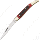 German Bull Small Toothpick Folding Knife,Long Clip Blade, Red Pick Bone Handle GB104RPB