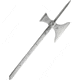 Get Dressed For Battle Pole Axe, 25 1/4in Overall, High Carbon Steel Construction, Edge Is Unsharpened, No Shaft, XB0099