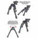 GG&amp;G XDS2-C Compact Tactical Bipod, Black GGG-1721