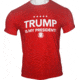 Gi Men's T-shirt Trump Is My President Medium Red!