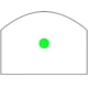 Gideon Optics Granite MOS Competition 1x 28.33x22.5mm Reflex Red Dot Sight, 8 MOA Green Dot Reticle, Black, GTMOS-CO-GN