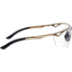 Girls With Guns Afire Protective Shooting Safety Glasses, Gold Frame, Clear Lenses, One Size, 2370