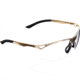 Girls With Guns Afire Protective Shooting Safety Glasses, Gold Frame, Clear Lenses, One Size, 2370