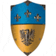 Gladius Charlemagne Shield, 28.5 x 18.75, 876