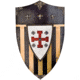 Gladius Jerusalem Shield, 28.5 x 18.75, 875