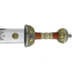 Gladius Bronze Julius Caesar Sword, 31in Overall, 23.5in Stainless Blade, Brass/Wood Handle, 211