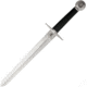 Gladius Mini Hattin Sword, 9.25 unsharpened stainless blade, Black synthetic handle, 2514V