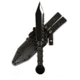 Gladius Thraex Xii Tactical Knive, Full Tang Titanium Coated Stainless Steel Serrated Blade, USG1CP