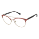 Glamour Editor's Pick GL1015 Bifocal Prescription Eyeglasses - Frame Lt. Blush /Gold, Size 53/17mm GL101502