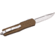 GLFA Smooth Spring Assisted OTF Knife, Smooth Blade, Bronze, 7&quot;, GL-KSM-SMT BRZ