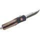 GLFA Smooth Spring Assisted OTF Knife, Smooth Blade, FDE and Black, 7&quot;, GL-KSM-SMT F-DST