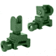 Global Military Gear AR15/M4 Front and Rear Flip-up Sight Combo - OD Green GM-FRFUS1-OD
