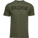 Glock Caliber Tee, Military Green Ringspun Cotton, Short Sleeve, Large, AP96158