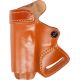 Gould &amp; Goodrich Small of Back Concealment OWB Belt Holster, SIG Sauer P225/226/228 &amp; Similar, Left Hand, Chestnut Brown, 806-26RLH