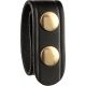 Gould & Goodrich Hidden Cuff Key Belt Keeper, Brass, Black, B127BR