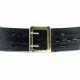 Gould &amp; Goodrich K-Force E-Z Slide Duty Belt, 4 Row Stitched, 36, Brass, Black, B49-36FL4RBR