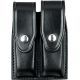 Gould &amp; Goodrich Double Magazine Case w/Snap Closure, Standard Snap - S&amp;W M&amp;P .45, Black, B627-45