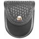 Gould &amp; Goodrich K-Force Double Handcuff Case, Brass, Black Weave, K596WBR