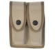 Gould &amp; Goodrich Double Snap Magazine Cases, Silver Tan, Glock 17, Hidden Hardware, XMST627-7HS